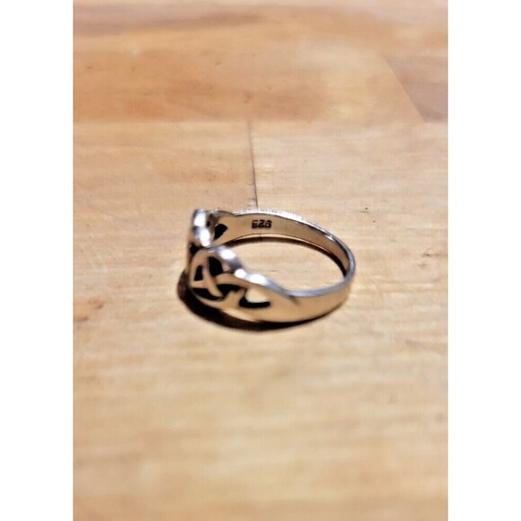 Celtic Knot Sterling Silver Ring Band Artisan Craft Quality Ring sz 6 - Picture 11 of 15